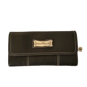 Gently used Sophia Caperelli Black Leather Wallet